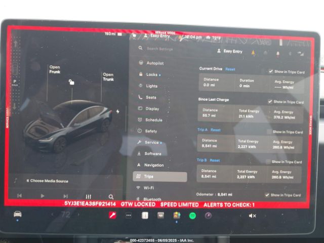 2025 TESLA MODEL 3 5YJ3E1EA3SF921414 Photo 6