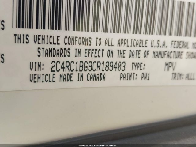2012 CHRYSLER TOWN & COUNTRY 2C4RC1BG9CR189403 Photo 8