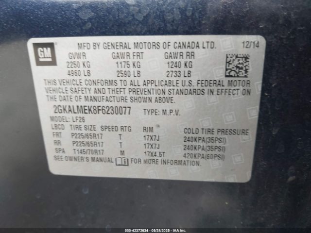 2GKALMEK8F6230077 GMC Terrain Sle-1