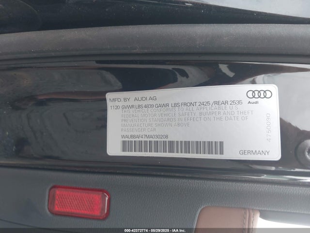 2021 AUDI A4 WAUBBAF47MA030208 Photo 8