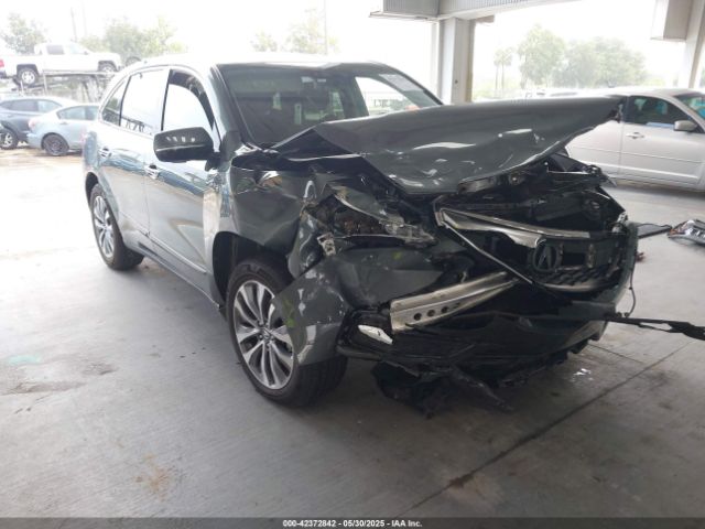 Auction sale of the 2016 Acura Mdx Technology   Acurawatch Plus Packages/technology Package, vin: 5FRYD3H42GB016629, lot number: 42372842