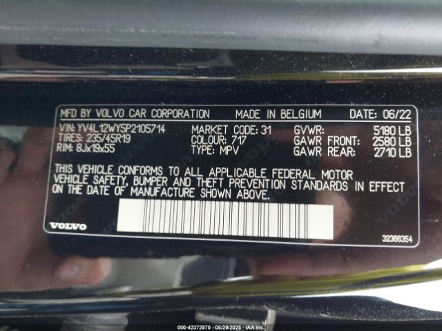2023 VOLVO V60 CROSS COUNTRY YV4L12WY5P2105714 Photo 8