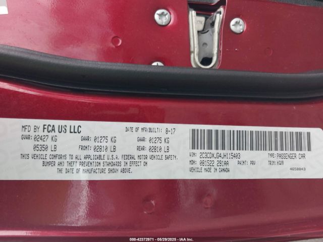 2018 DODGE CHARGER 2C3CDXJG4JH115403 Photo 8