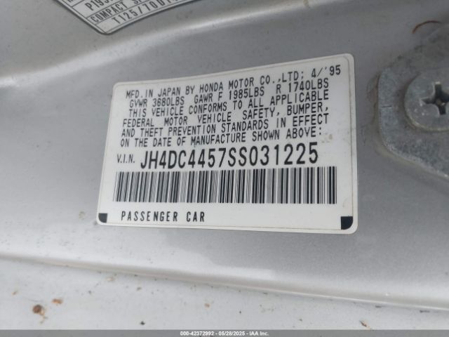 1995 ACURA INTEGRA JH4DC4457SS031225 Photo 8