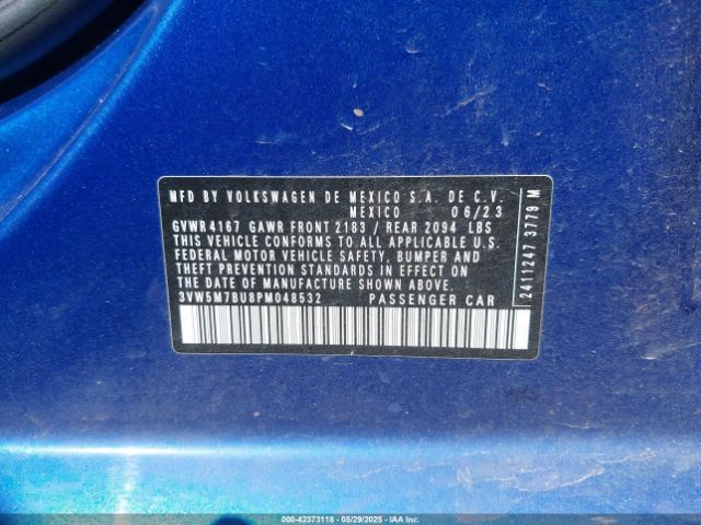 2023 VOLKSWAGEN JETTA 3VW5M7BU8PM048532 Photo 8