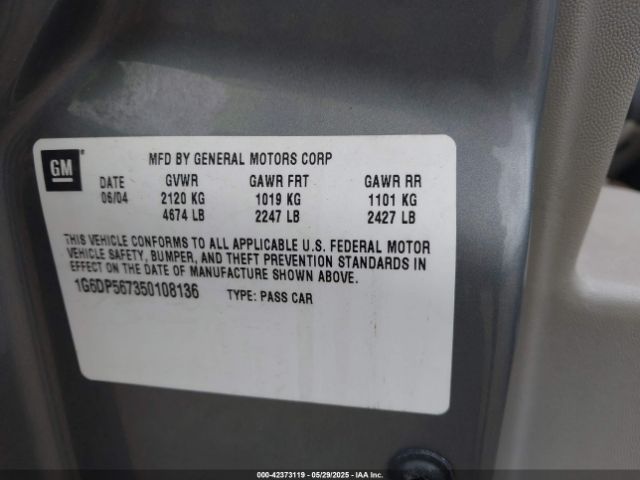 2005 CADILLAC CTS 1G6DP567350108136 Photo 8