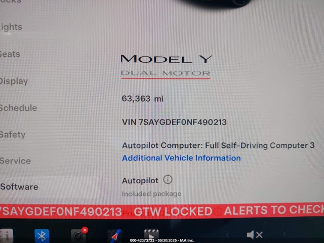 2022 TESLA MODEL Y 7SAYGDEF0NF490213 Photo 6