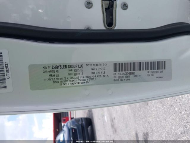 2C3CDXJG8EH339862 Dodge Charger Sxt Plus