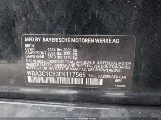 2014 BMW 328I WBA3C1C53EK117565 Photo 8