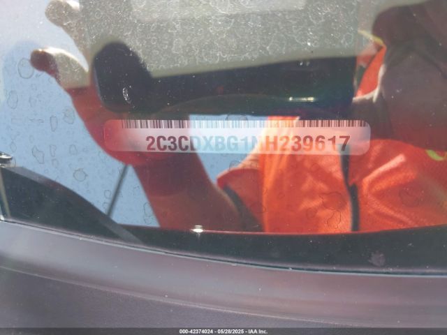 2C3CDXBG1NH239617 Dodge Charger Sxt Rwd