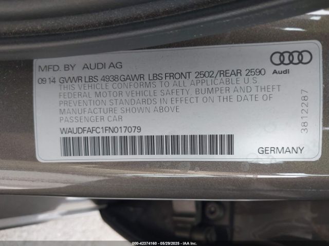 2015 AUDI A6 WAUDFAFC1FN017079 Photo 8