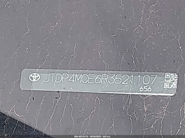 JTDP4MCE6R3521107 Toyota COROLLA SE