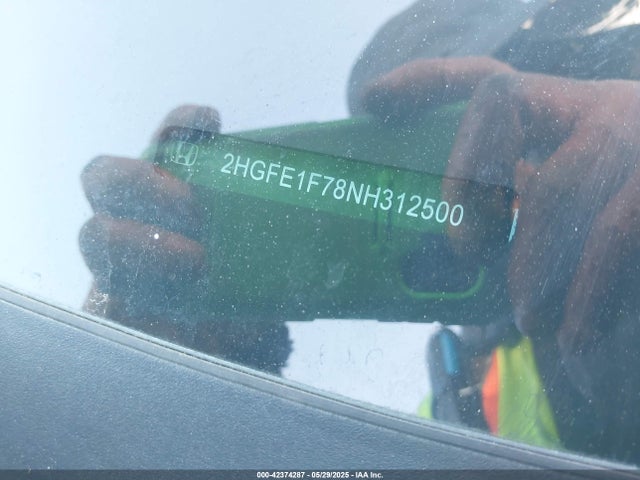 2HGFE1F78NH312500 Honda l15by