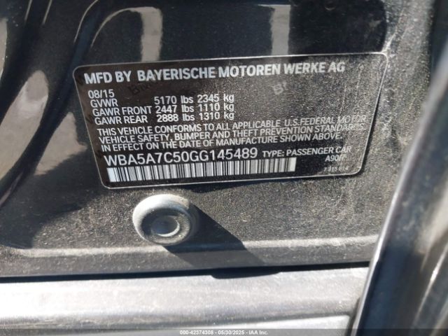 2016 BMW 528I WBA5A7C50GG145489 Photo 8