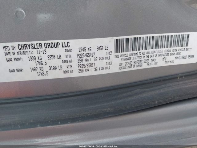 2016 CHRYSLER TOWN & COUNTRY 2C4RC1BG5GR293179 Photo 8