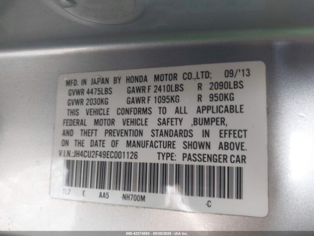 2014 ACURA TSX JH4CU2F49EC001126 Photo 8