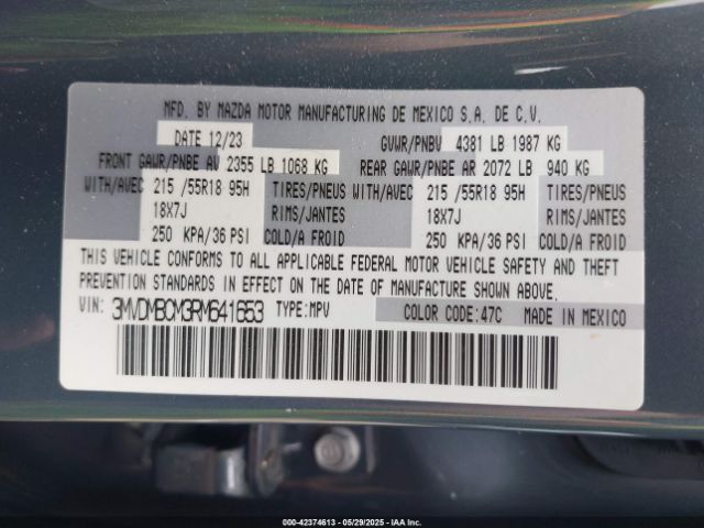2024 MAZDA CX-30 3MVDMBCM3RM641653 Photo 8