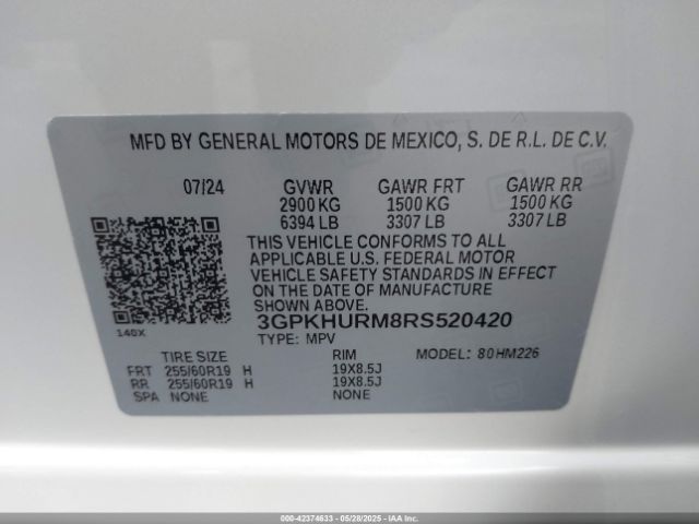 2024 HONDA PROLOGUE 3GPKHURM8RS520420 Photo 8
