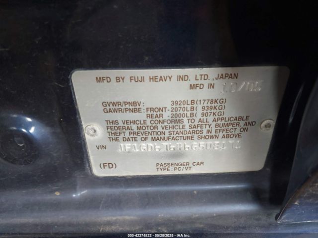 2006 SUBARU IMPREZA JF1GD67646G508171 Photo 8