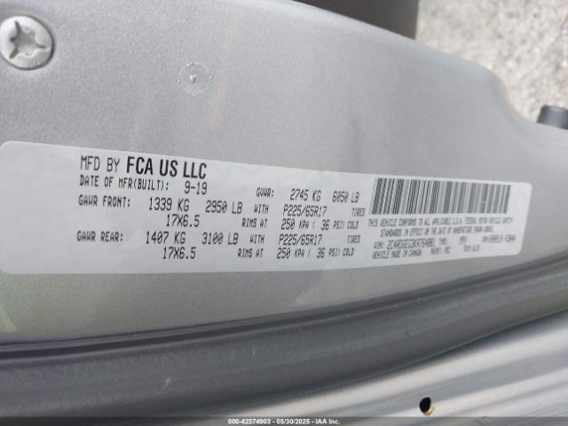 2019 DODGE GRAND CARAVAN 2C4RDGEG3KR764881 Photo 8