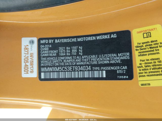 2014 MINI HARDTOP WMWXM5C53ET934034 Photo 8