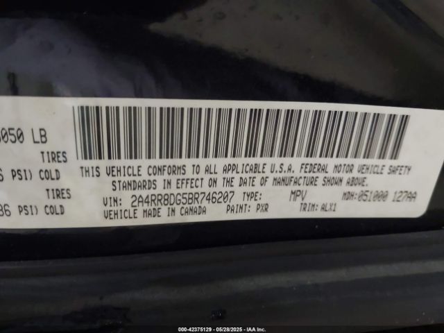 2011 CHRYSLER TOWN & COUNTRY 2A4RR8DG5BR746207 Photo 8