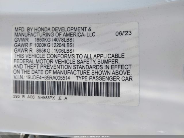2024 ACURA INTEGRA 19UDE4H65RA005514 Photo 8