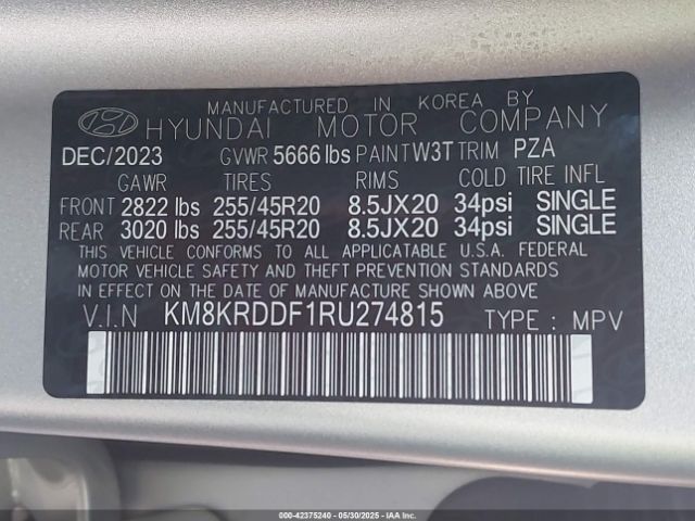 2024 HYUNDAI IONIQ 5 KM8KRDDF1RU274815 Photo 8