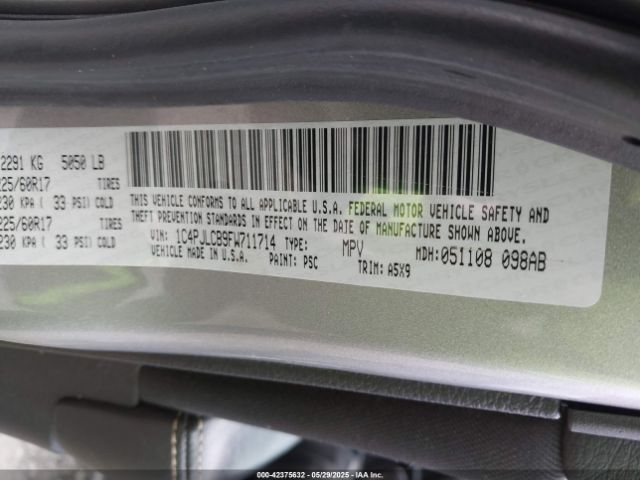 2015 JEEP CHEROKEE 1C4PJLCB9FW711714 Photo 8