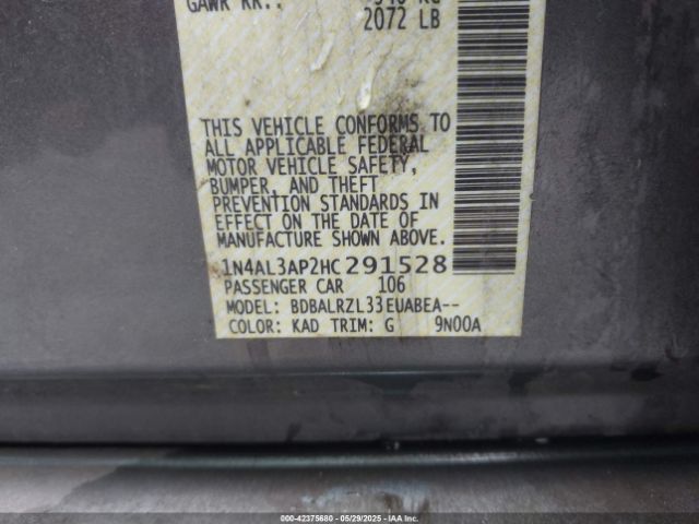 1N4AL3AP2HC291528 Nissan Altima