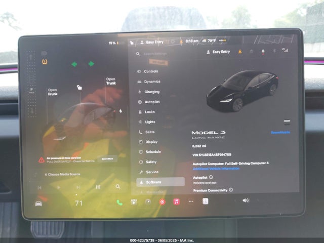 2025 TESLA MODEL 3 5YJ3E1EA4SF914780 Photo 6