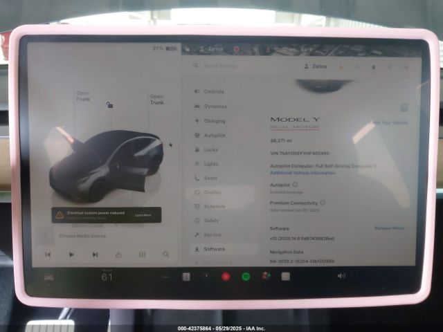 2022 TESLA MODEL Y 7SAYGDEFXNF460460 Photo 6