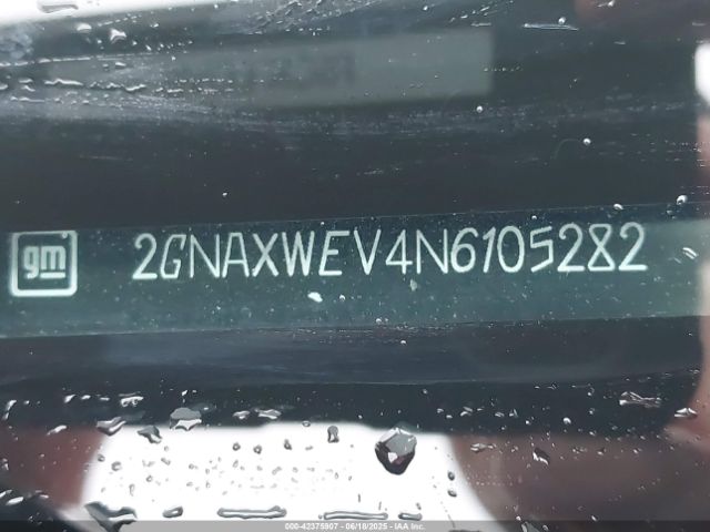 2GNAXWEV4N6105282 Chevrolet Equinox Awd Rs