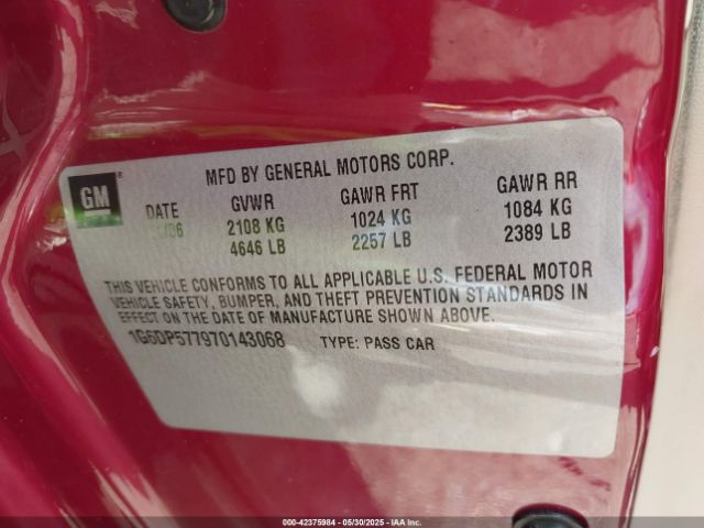 2007 CADILLAC CTS 1G6DP577970143068 Photo 8