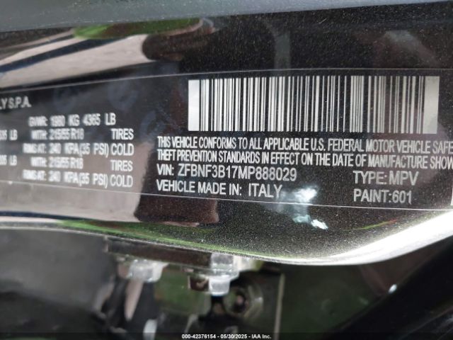 2021 FIAT 500X ZFBNF3B17MP888029 Photo 8