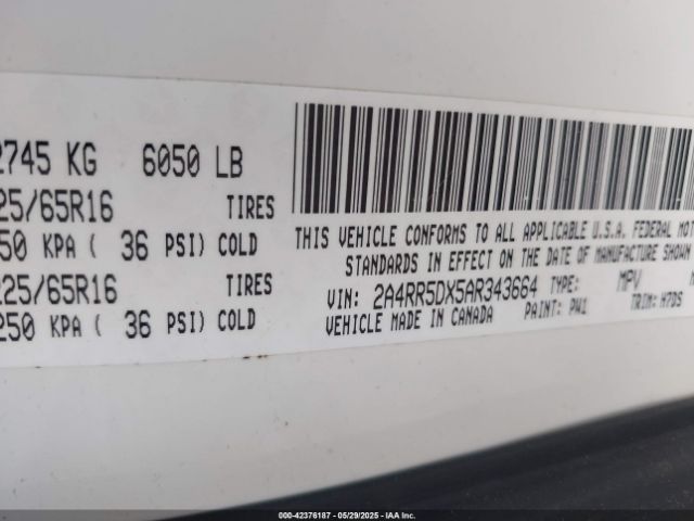 2010 CHRYSLER TOWN & COUNTRY 2A4RR5DX5AR343664 Photo 8