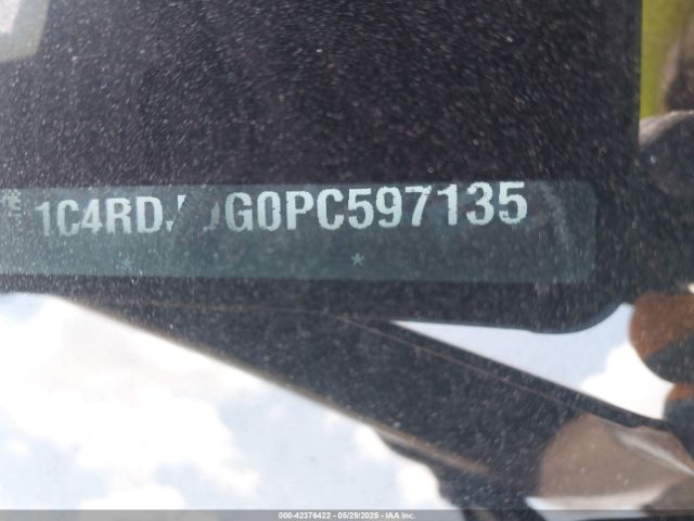 1C4RDJDG0PC597135 Dodge Durango Gt Plus Awd