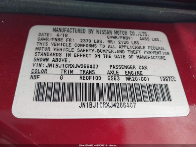 2018 NISSAN ROGUE SPORT JN1BJ1CRXJW266407 Photo 8