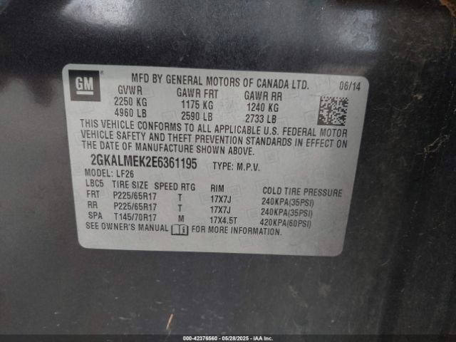 2GKALMEK2E6361195 GMC Terrain Sle-1