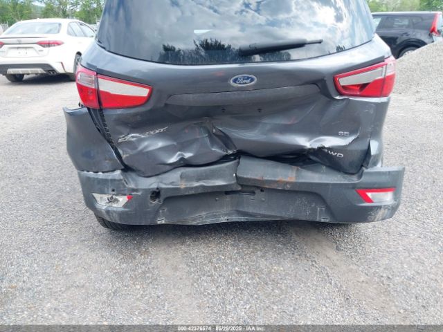 MAJ6S3GL8MC400405 Ford Ecosport Se