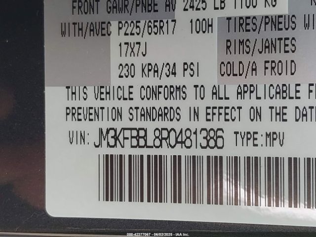 2024 MAZDA CX-5 JM3KFBBL8R0481386 Photo 8