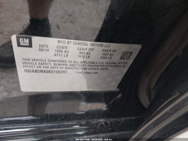 2014 CADILLAC ATS 1G6AB5RA9E0195291 Photo 8