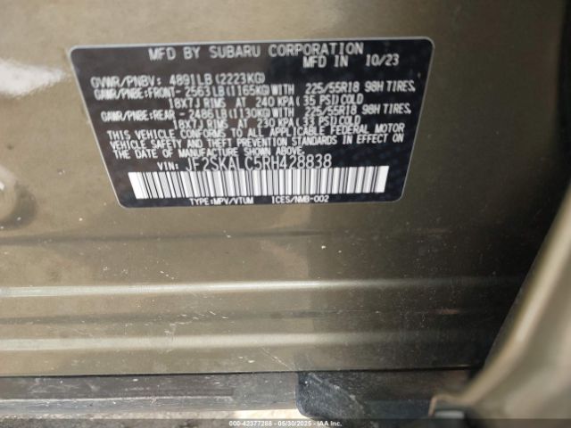 JF2SKALC5RH428838 Subaru Forester Limited