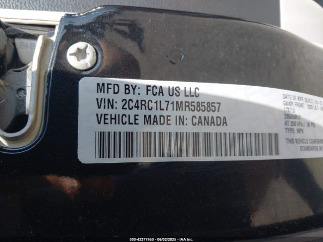 2021 CHRYSLER PACIFICA HYBRID 2C4RC1L71MR585857 Photo 8