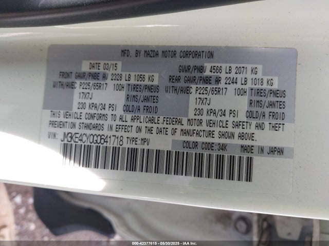 JM3KE4CY0G0641718 Mazda py