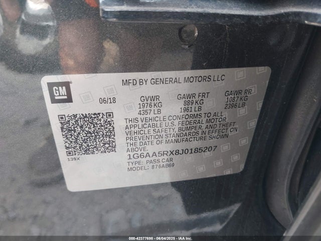 2018 CADILLAC ATS 1G6AA5RX8J0185207 Photo 8