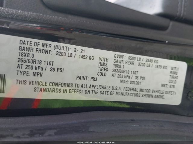 2021 JEEP GRAND CHEROKEE 1C4RJEAG7MC658187 Photo 8