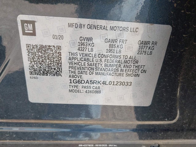 2020 CADILLAC CT4 1G6DA5RK4L0123033 Photo 8