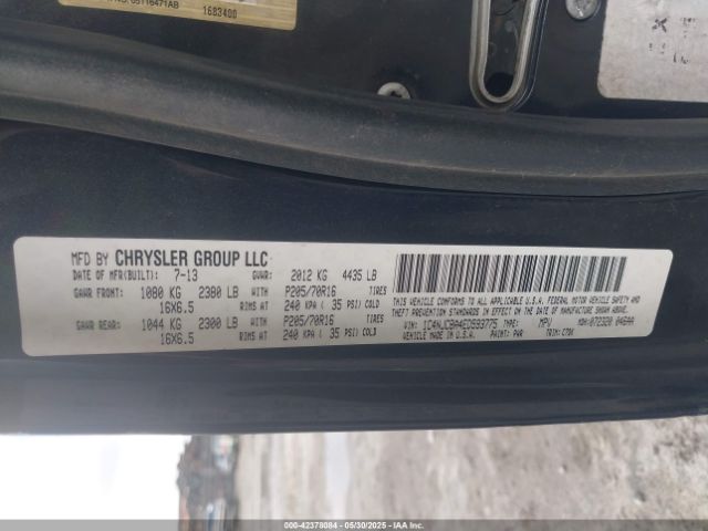 1C4NJCBA4ED593775 Jeep Compass Sport