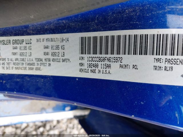 1C3CCCBG0FN615972 Chrysler 2015